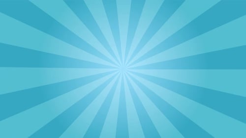 Animated Radial Sunburst Loop Background