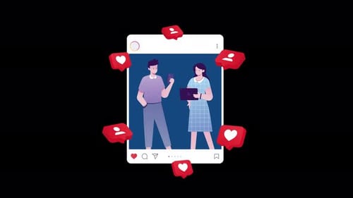 Social Media User Animation