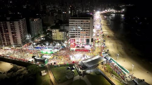 Festa de
carnaval em Salvador, na Bahia, Brasil. Paisagem de carnaval.