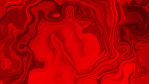 Abstract Fluid Red Swirls Motion Background