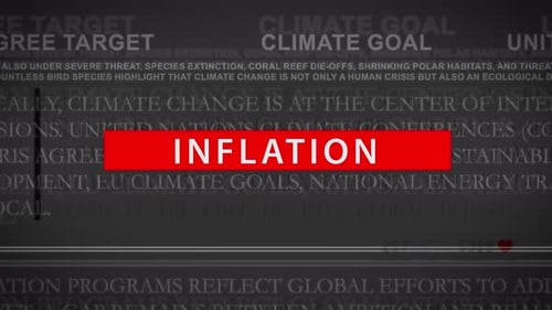Modern Animated Inflation Title Graphic