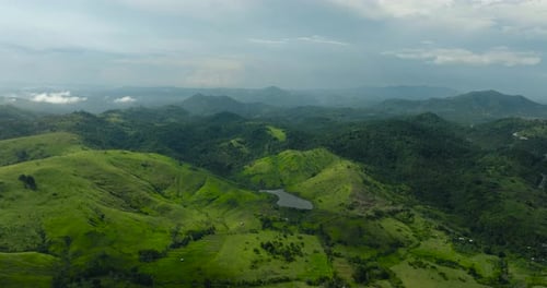 Tropical Mountain in the Philippines