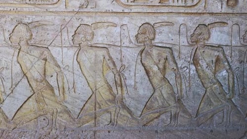 Ancient Drawings Inside The Abu Simbel Temple