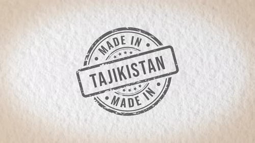 Made In Tajikistan Stamp