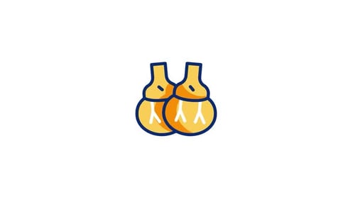 Animiertes Kalebaschen-Symbol