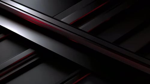 Dynamic Red Light Futuristic Geometric Background Loop