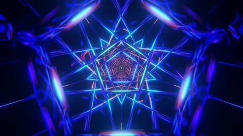 Lebendige surreale und hypnotische Bilder für VJ-Auftritte