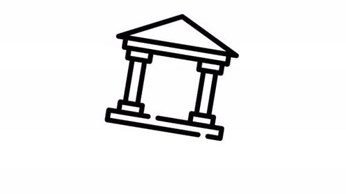 Icono de construcción de animación