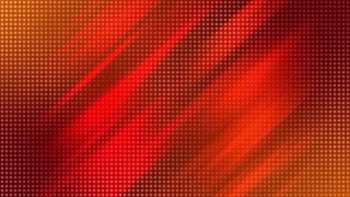 Dynamic Abstract Red Gradient Background with Moving Dots