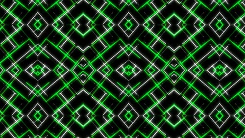 Abstract Geometric Glowing Lines Looping Background Animation