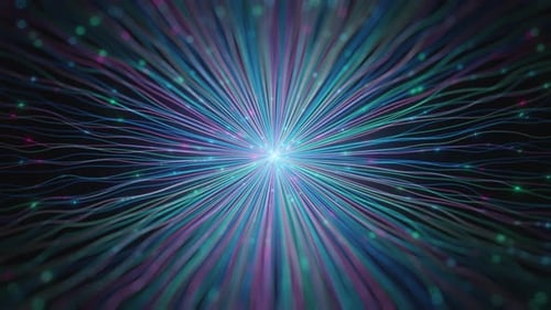 Abstract Neural Network Concept Background