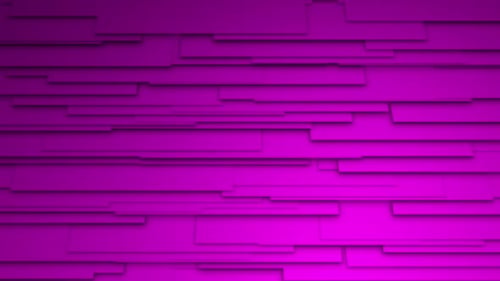 Animated Geometric Magenta Abstract Looping Background
