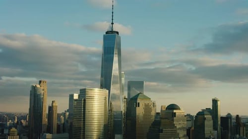 New York City, United States of America CIRCA - 2018. Aerial View