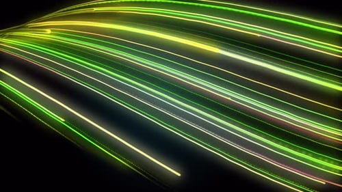 Abstract Speed Lines Glowing Motion