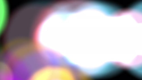 Abstract Glowing Color Flow Motion Background