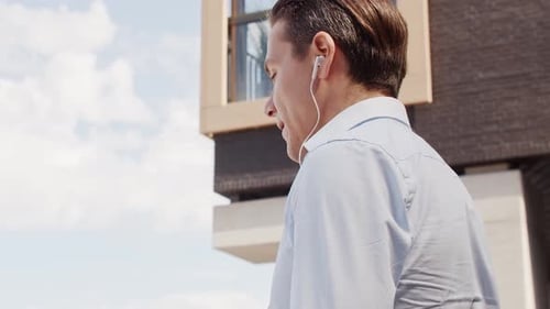 Young and Attractive Freelancer Working Outdoor Office Worker or Businessperson Business and