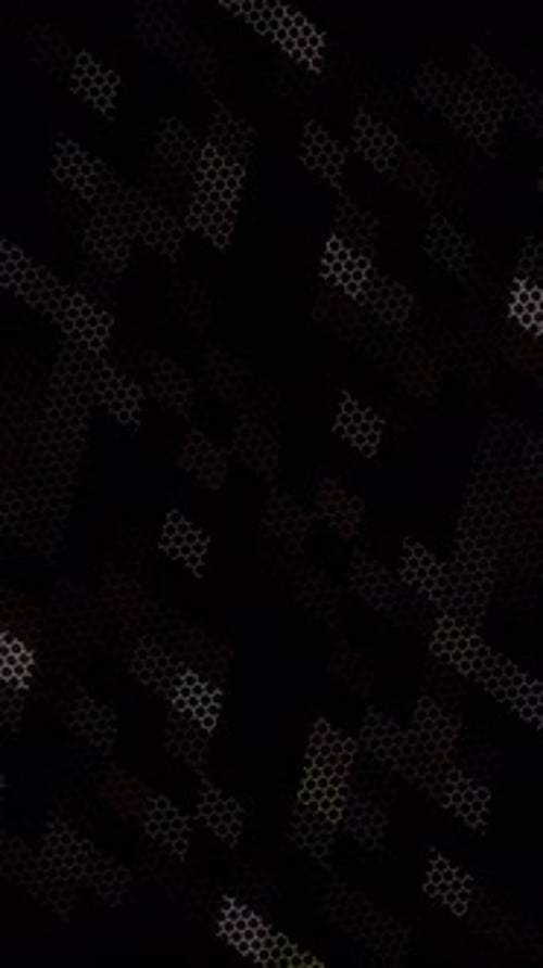 Animated Hexagon Grid Vertical Background