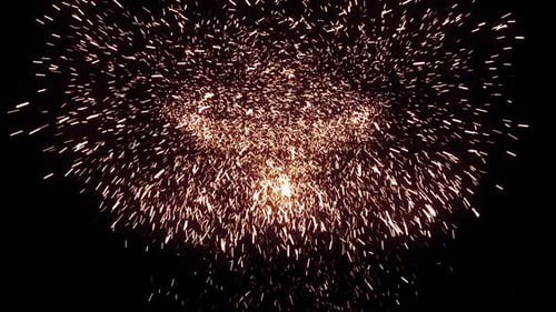 Realistische 4K-Feuerwerkskörper mit volumetrischen Funken (8)