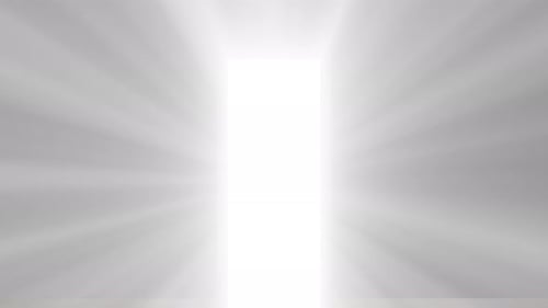 Door Opens and Lights Up Everything White