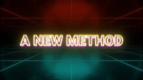 Ein neuer Methodenanimations-Retro-Hintergrund
