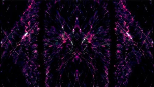 90 Bpm Kick Rhythm Visualization Vj Loop Hypnotic And Psychedelic Crystals Seamless 4 K 50 Fps