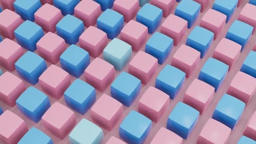 Rangées d'ovales lisses de couleur pastel sur une surface texturée