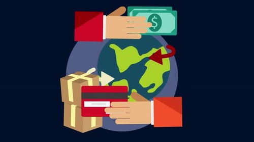 Products Are Shipped From All Over The World Via Cash And Card Payment Methods 4K