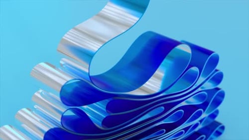 3D Rendering of an Abstract Background