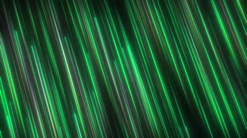 Green Glowing Speed Lines