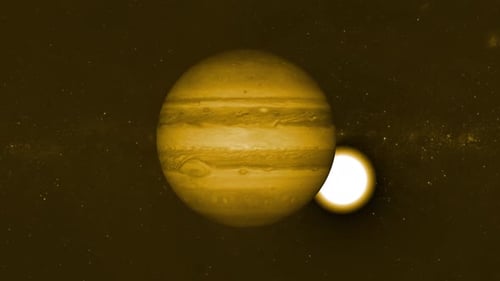 Jupiter-Planet animiert. 2832