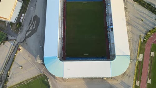 aerial football stadium