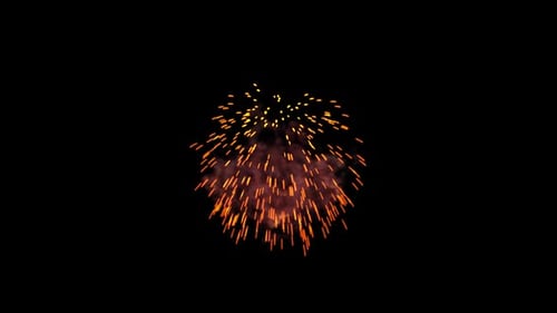 Single Firework Explosion | Bright Pyro Burst FX