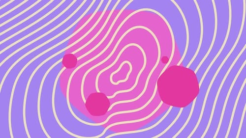 Fond coloré animé avec un motif d'étoile