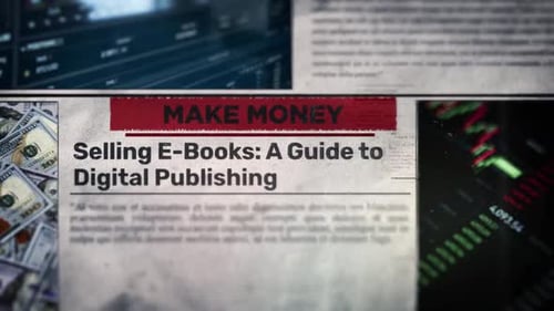 Business News Headline for Digital Publishing and Finance
