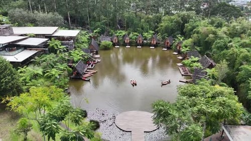 Vista aérea Dusun Bambu