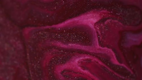 Abstract Glittering Liquid Paint Texture Background