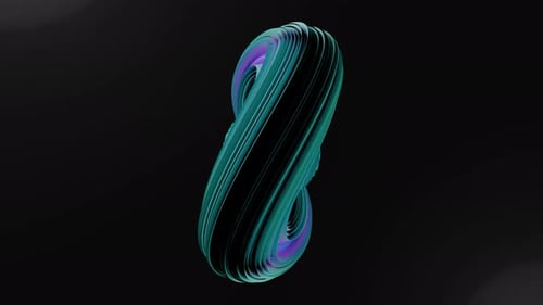Dynamic Waves and Futuristic Elements in Colors Hues Modern Tech Designs 3d Animation