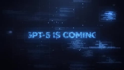 Futuristic Digital Code Text Reveal Animation