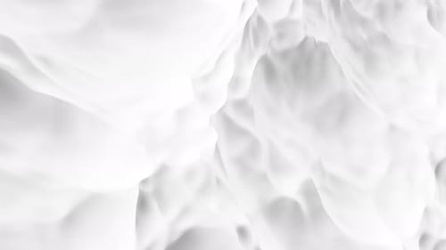 Seamless Abstract Fluid White Wave Motion Background