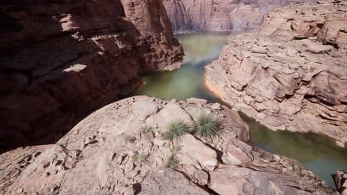 Aerial View of Colorado River