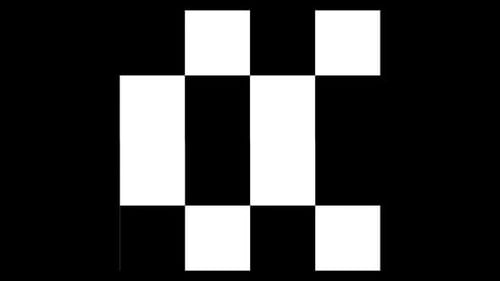 Kaleidoscope Collection: Luma matte transition of vertical and sideway movement of cubes in grid