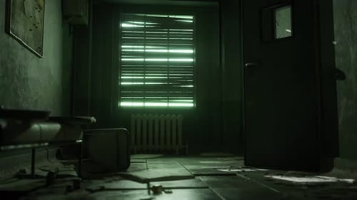 Hospital Ruins in an Abandoned Building