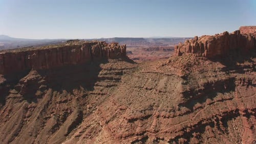Canyonlands National Park Utah Circa-2019. Aerial View of Canyonlands. From Helicopter