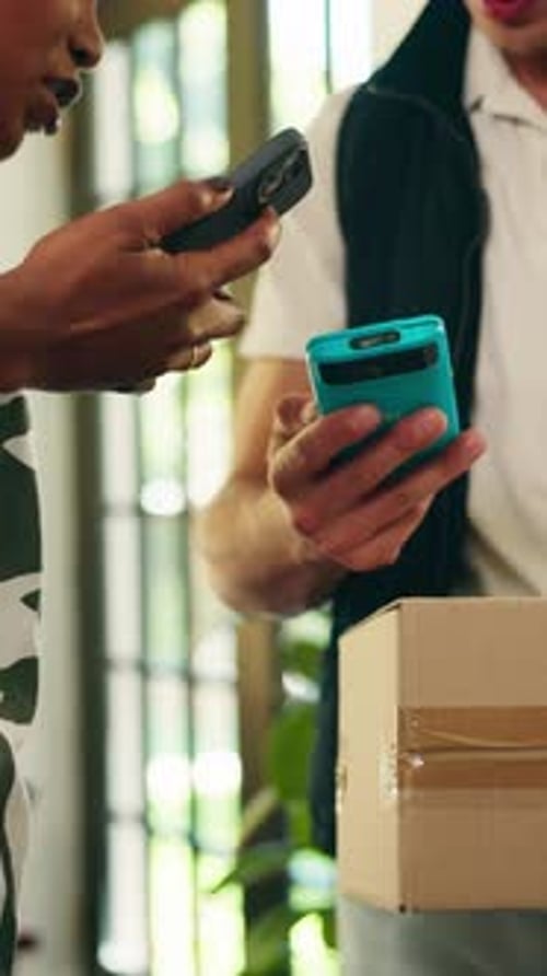 Delivery Scan Confirmation with Mobile Payment Technology