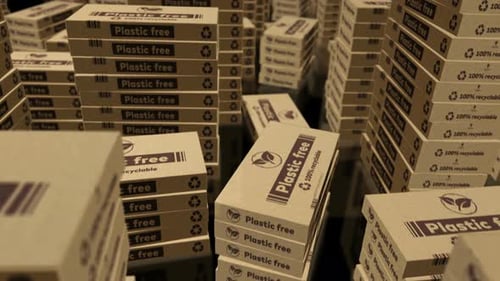 Plastic free and eco friendly pack production loop