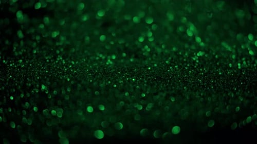 Modische abstrakte Glitzerpartikel auf schwarzem Hintergrund 05