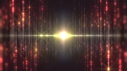 Abstract Shimmering Particle Light Stream Background Loop