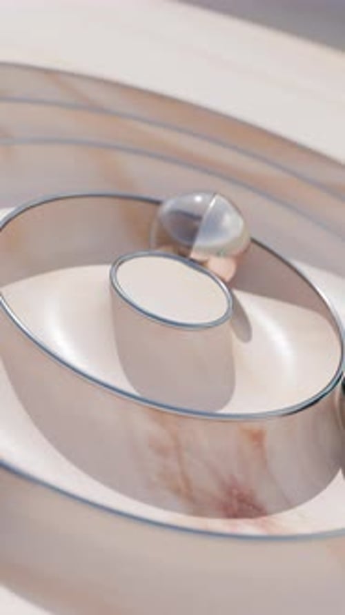 Looping Spheres 3D Satisfying Animation