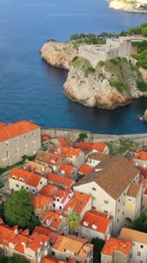 Vertical View Of Croatia Cityscape, Europe