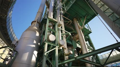 Industrial Plant Pipes and Structure
